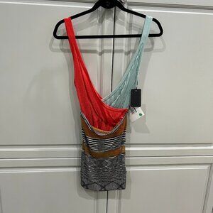 Misson Women's Tank Orange Size 46